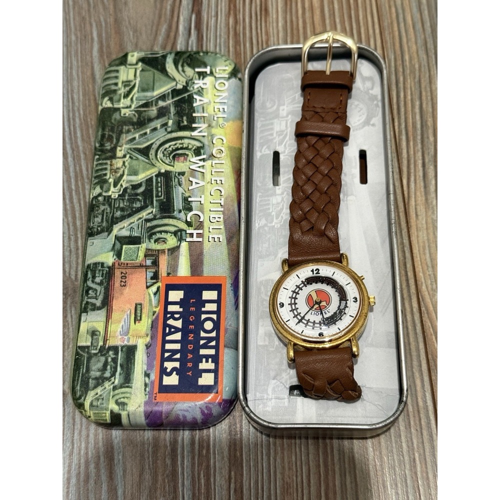 Lionel Train Watch In Original Tin New Old Stock Untested
